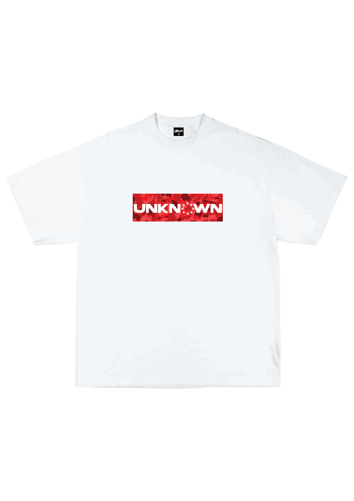 RED CAMO BOX TEE