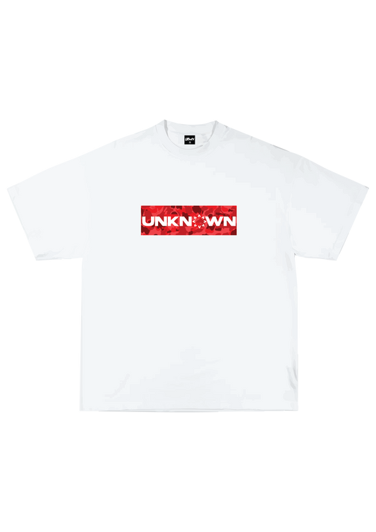 RED CAMO BOX TEE