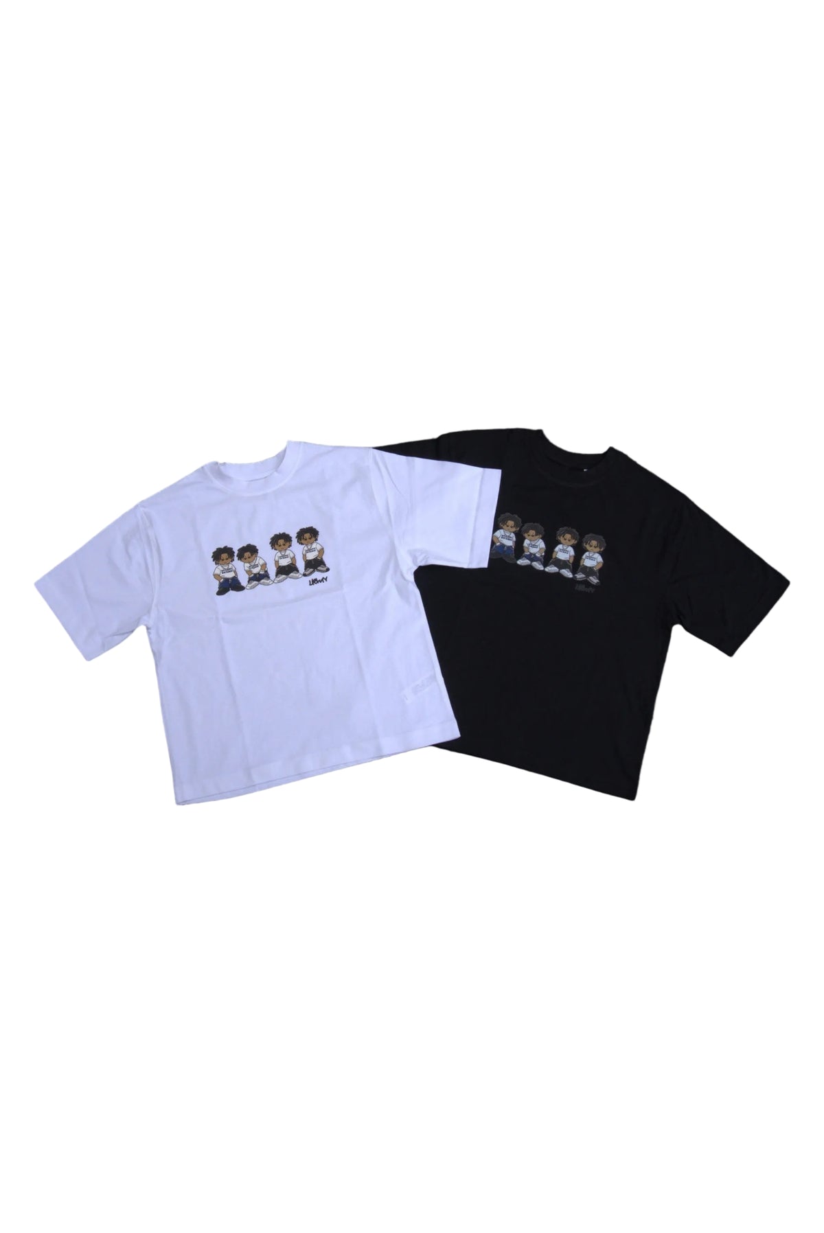 WHITE + BLACK GANG TEE BUNDLE